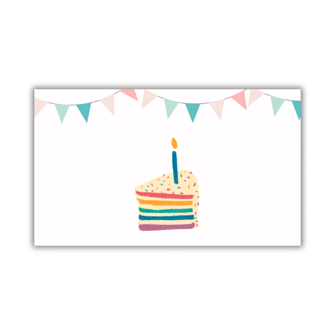 Birthday Celebration Gift Card