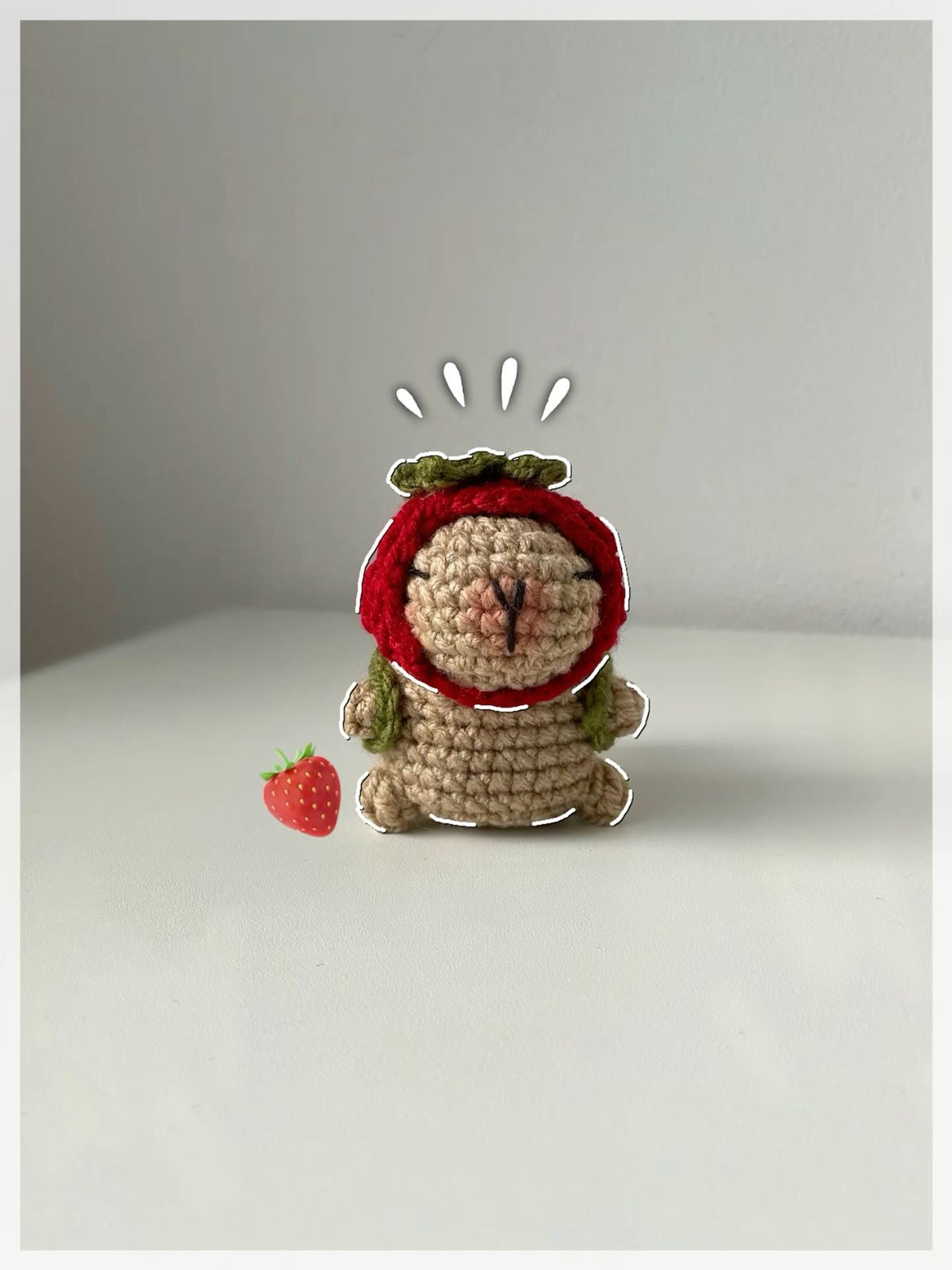 Crochet Capybara | Keychain