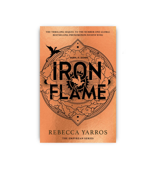 Iron Flame (Fourth Wing #2) by Rebecca Yarros (HabibiKutb exclusive- Sprayed edges)