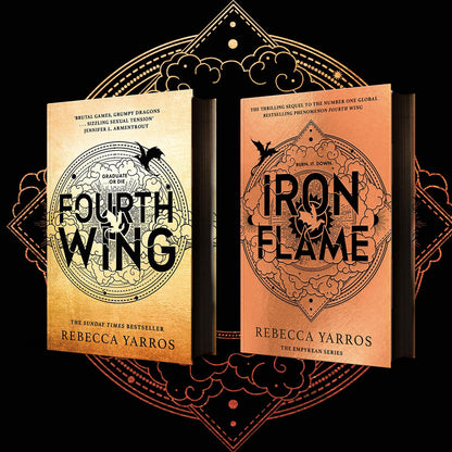 Iron Flame (Fourth Wing #2) by Rebecca Yarros (HabibiKutb exclusive- Sprayed edges)