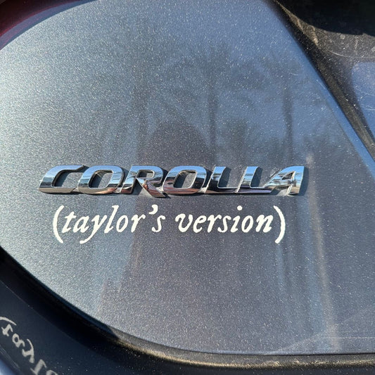 Taylor’s Version - Car Decal Vinyl