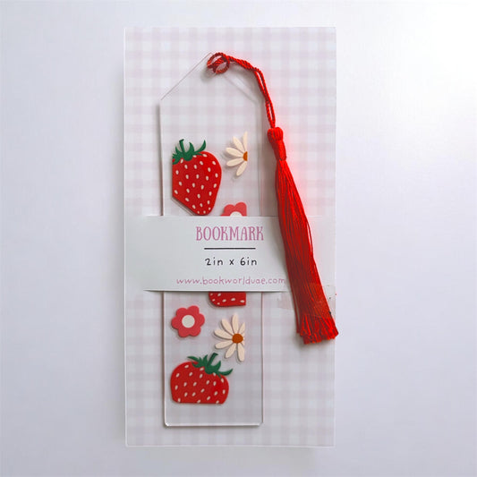Strawberry Shower - Acrylic UV/DTF Bookmark