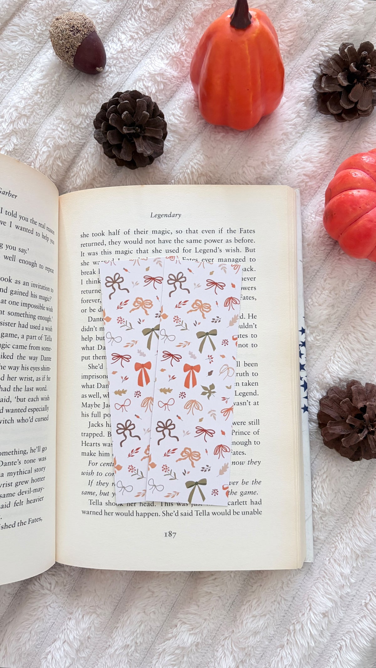 Fall Coquette Bookmark