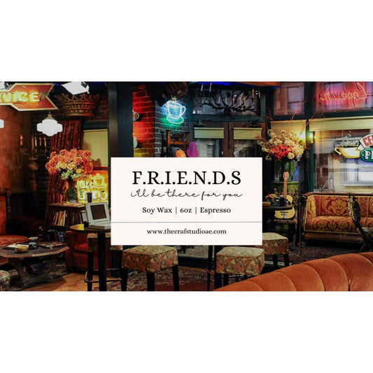FRIENDS: I'll be there for you- Literary Candle