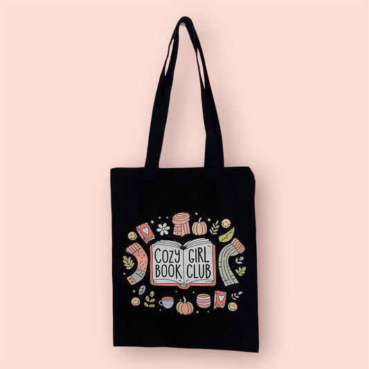 Cozy Girl Book Club Tote Bag | Bookish Accessories