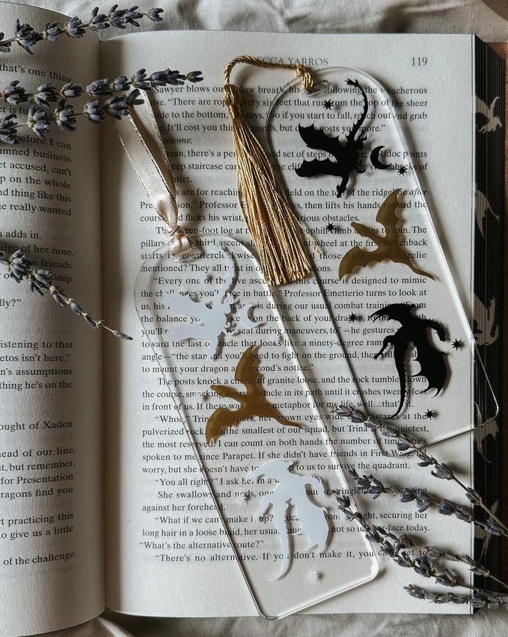 Fourth Wing Acrylic Bookmark