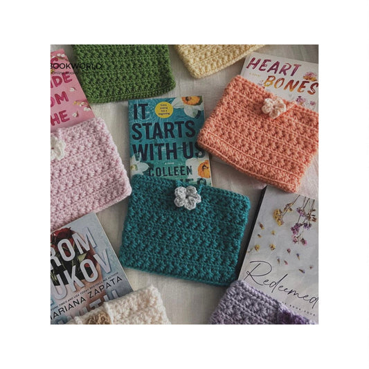 Star stitch Book Sleeve crochet