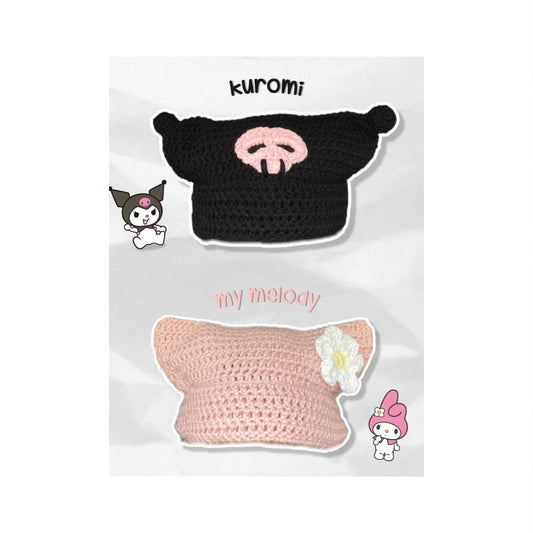 Sanrio Beanie - Kuromi & My Melody