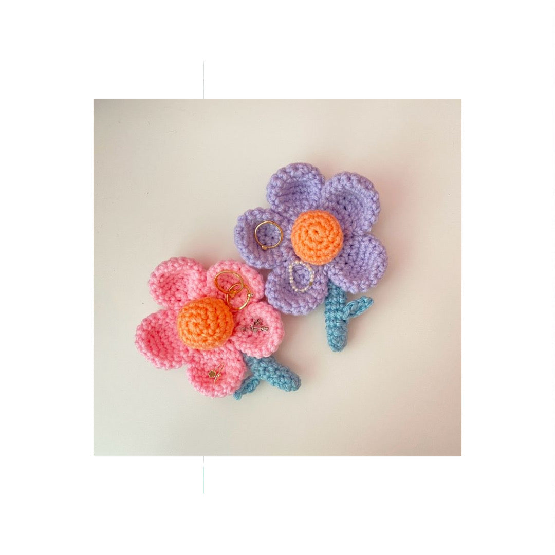 Flower Ring Holder crochet