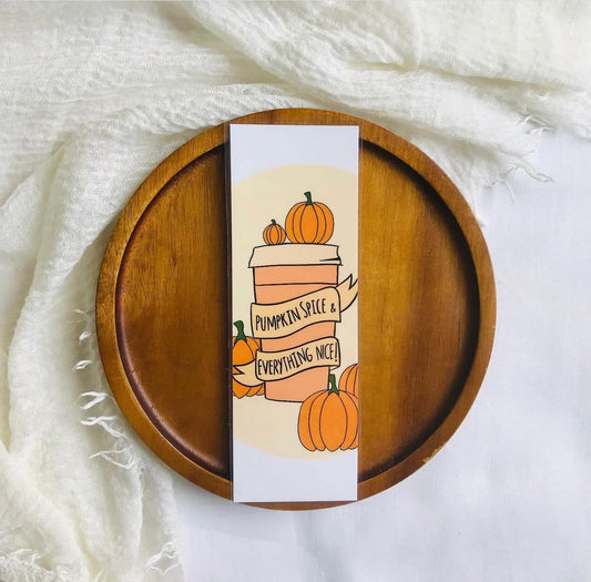 Pumpkin Spice Bookmark (Sale)