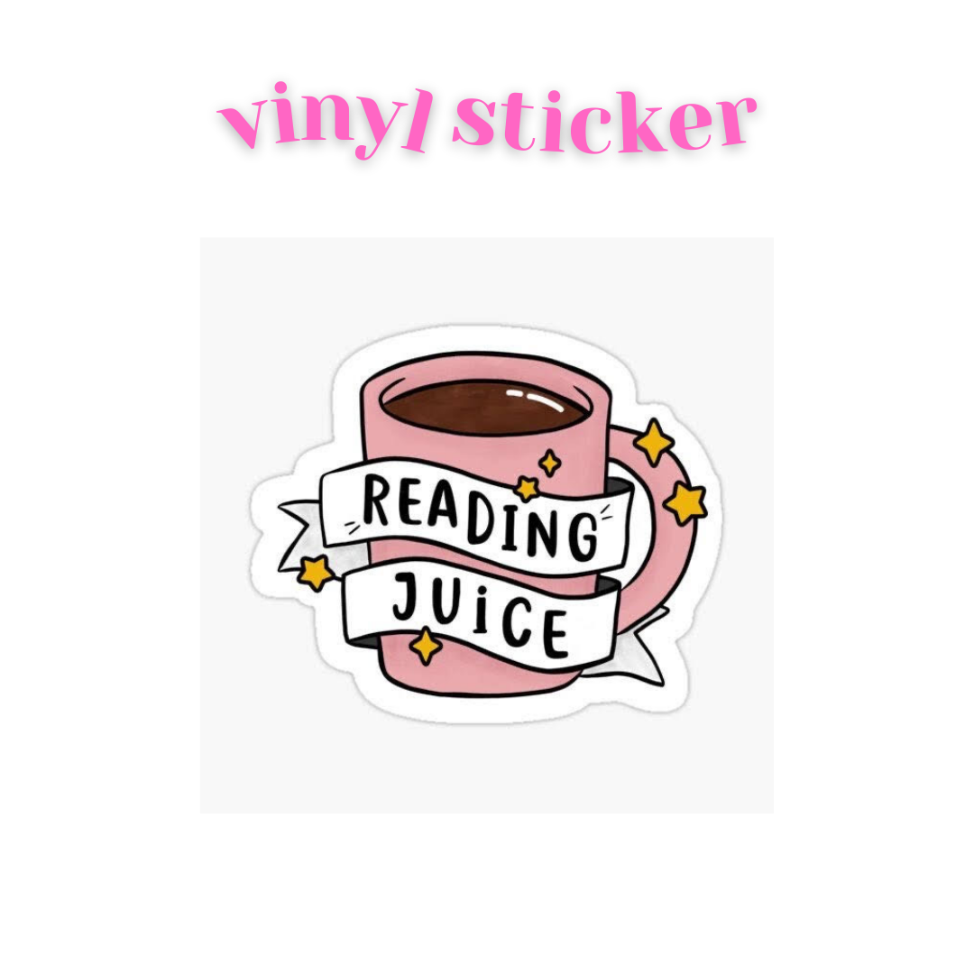 Reading Juice - Vinyl Sticker