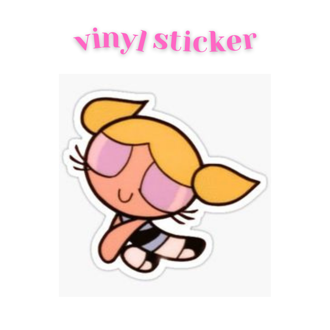 Bubbles (Powerpuff Girls) - Vinyl Sticker