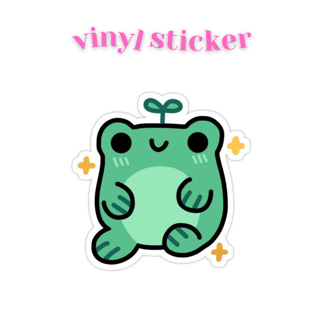 Frog - Vinyl Sticker