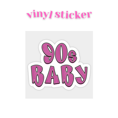 90s Baby Sticker