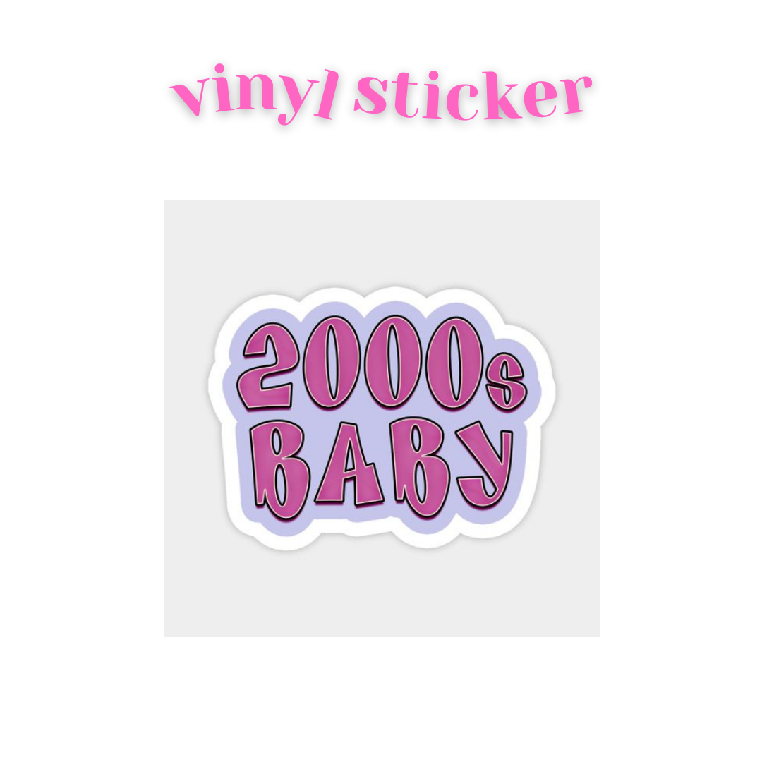 2000s Baby Sticker