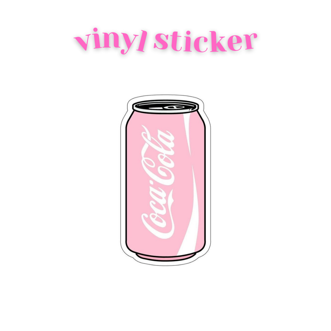 Pink Coca Cola - Vinyl Sticker