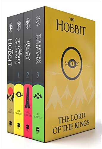 The Hobbit & Lord of the Rings (x4 box set) by JRR Martin