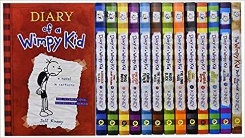Diary of a Wimpy Kid Box of Books by Jeff Kinney (Hardcover)