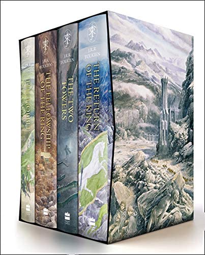 Hobbit & The Lord of the Rings (hardcover) 4 book box set by JRR Tolkien