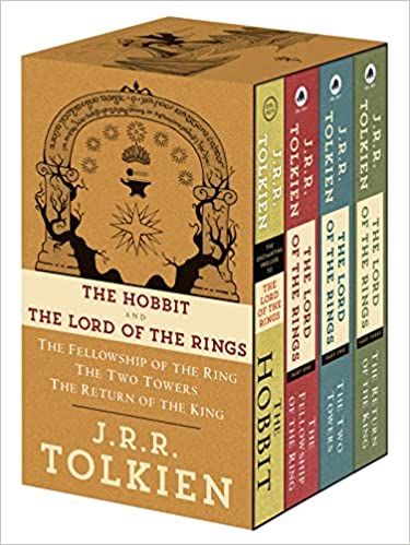 J.R.R. Tolkien 4-Book Boxed Set: The Hobbit And The Lord Of The Rings (Mass Paperback)