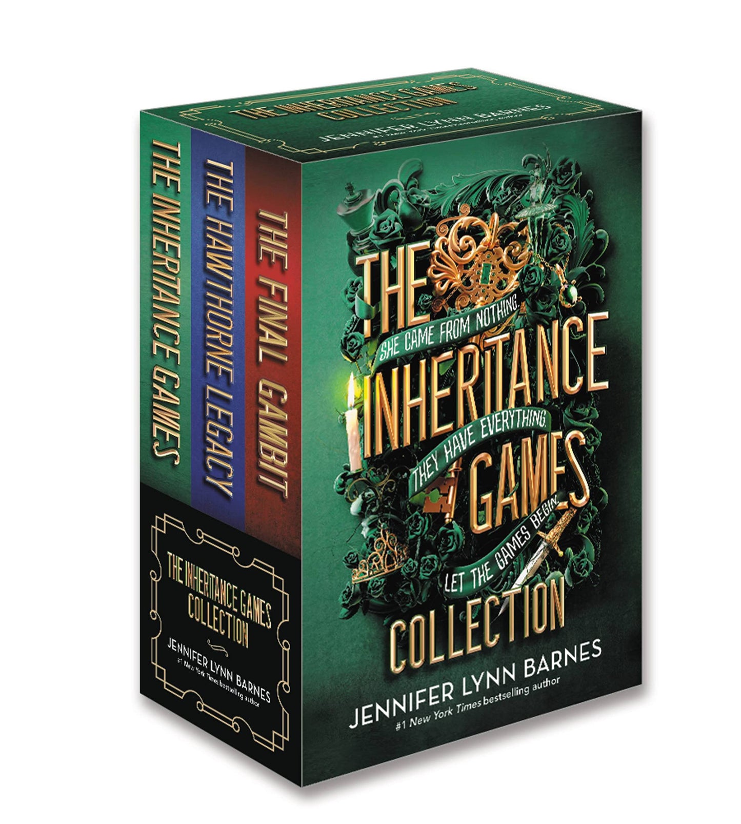 The Inheritance Games Collection Hardcover (3 books boxed set) by Jennifer Lynn Barnes