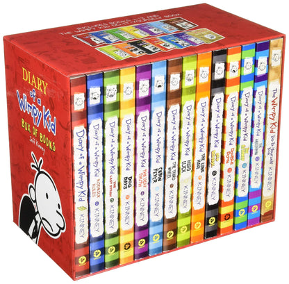 Diary of a Wimpy Kid Box of Books by Jeff Kinney (Hardcover)