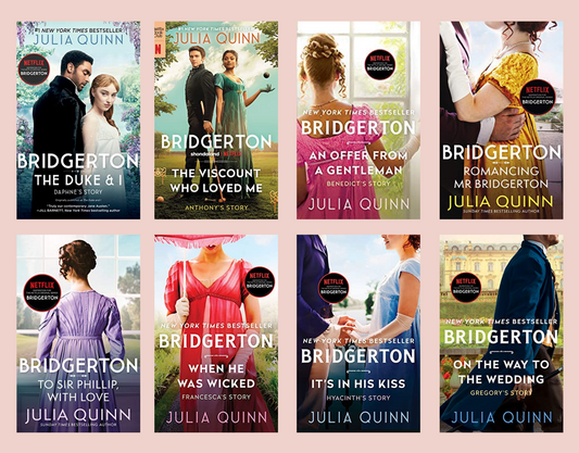 Bridgerton 8 Book Series by Julia Quinn