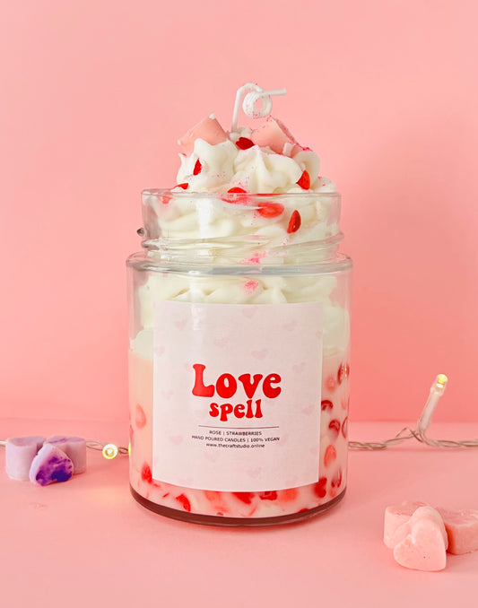 Love Spell- Whipped Candle