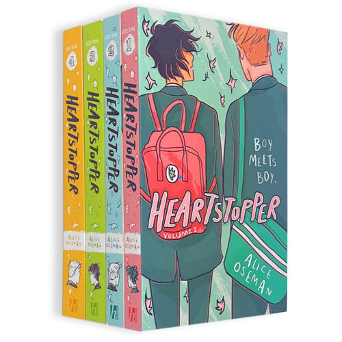 Heartstopper by Alice Oseman (Box set of 4)